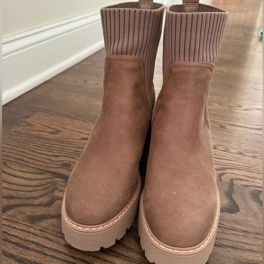 Dolce Vita Brown Ankle Booties